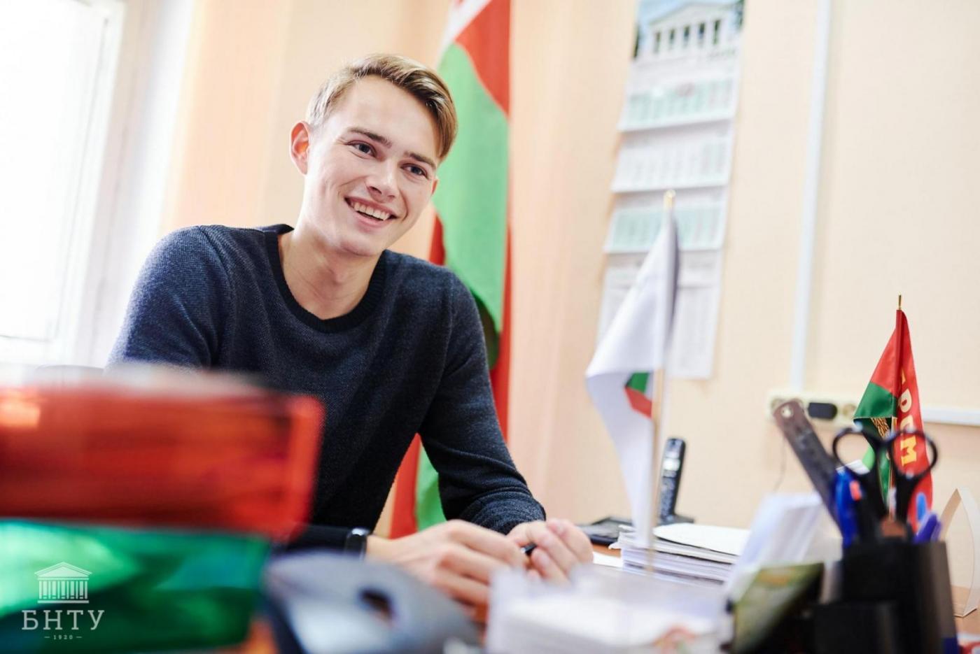 «Мы готовы поддерживать любые интересные идеи студентов», – пообщались с новым секретарем БРСМ Алексеем Шведовым